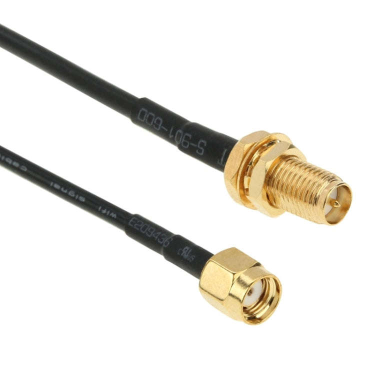 2.4GHz Wireless RP-SMA Male to Female Cable (178 High-frequency Antenna Extension Cable), Length:...