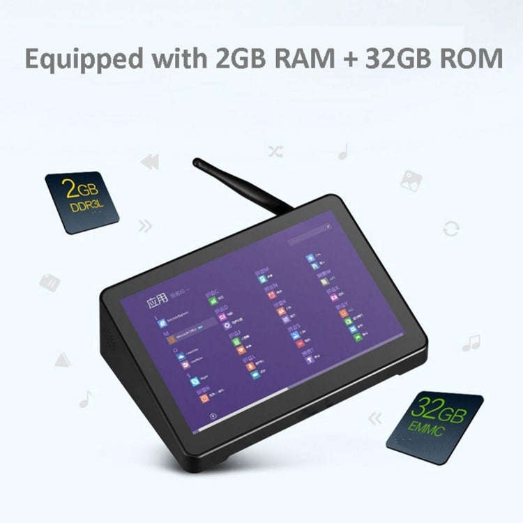 Pipo X9 TV Box 8.9 inch Touchscreen Android 7.0 Tablet Mini PC, RK3288, Quad Core 1.8GHz, RAM: 2G...