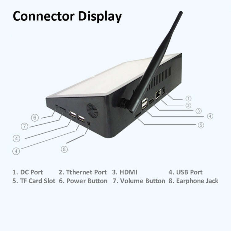 Pipo X9 TV Box 8.9 inch Touchscreen Android 7.0 Tablet Mini PC, RK3288, Quad Core 1.8GHz, RAM: 2G...