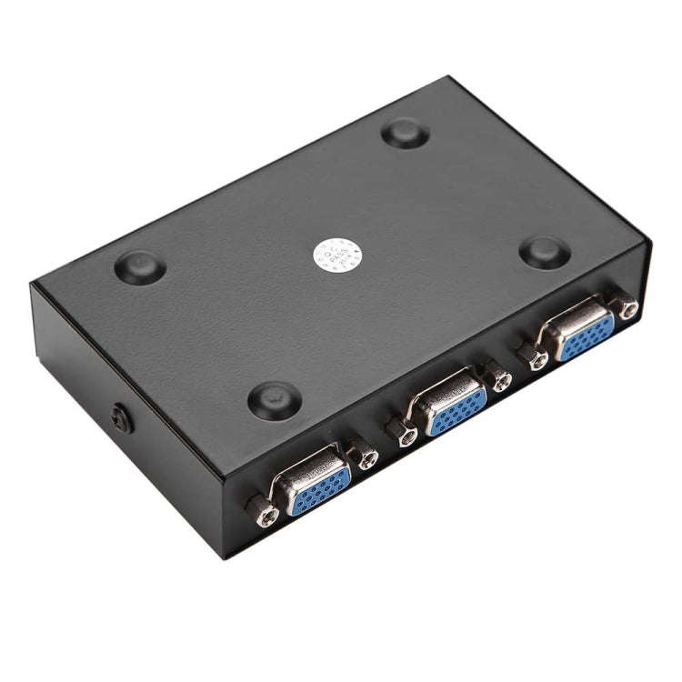 2 Port VGA Switch Box, 2 In 1 Out For LCD PC TV Monitor - HD15 (FJ-15-2C)(Black)