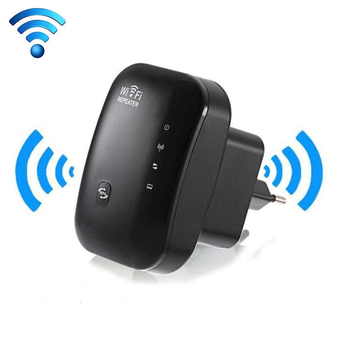 WS-WN560N2 300Mbps Wireless-N WIFI 802.11n Repeater Range Expander, EU Plug(Black)