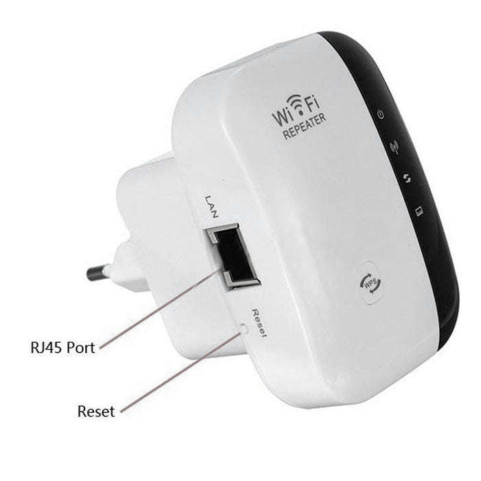 WS-WN560N2 300Mbps Wireless-N WIFI 802.11n Repeater Range Expander, EU Plug(Black)