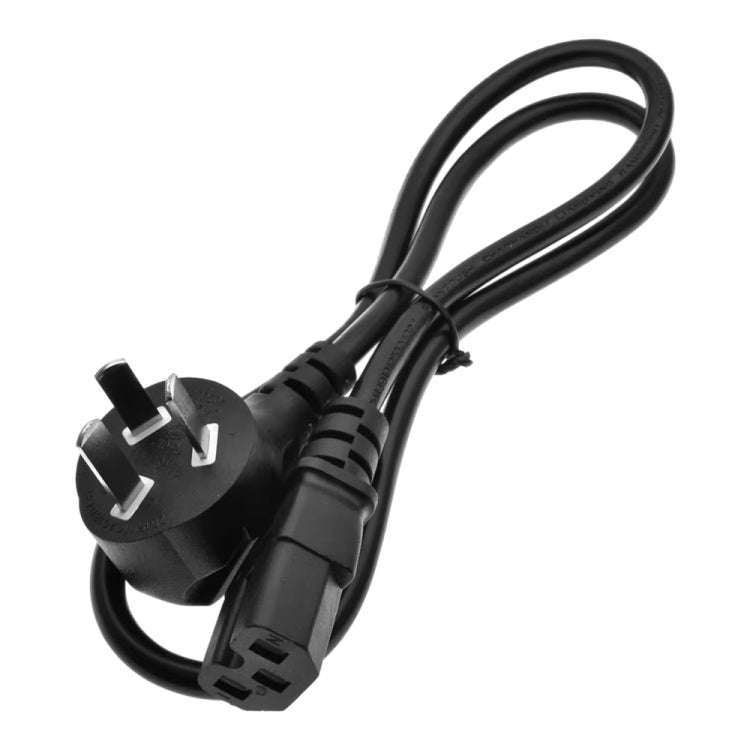Computer PC Power Cord 3 Pin Cable, Length: 1.8m, AU Plug(Black)