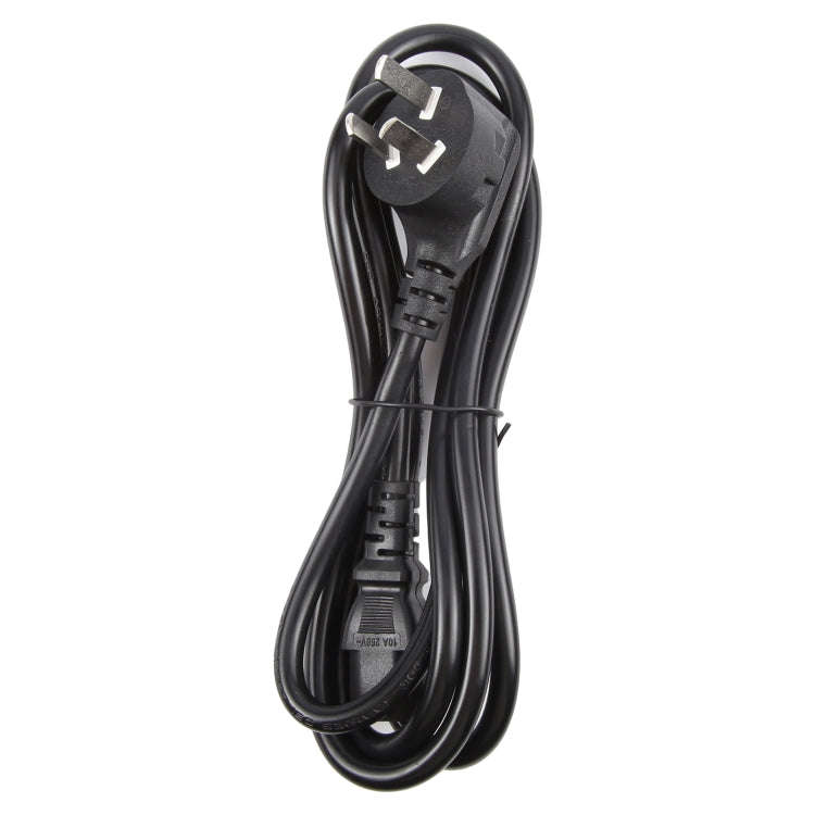 Computer PC Power Cord 3 Pin Cable, Length: 1.8m, AU Plug(Black)