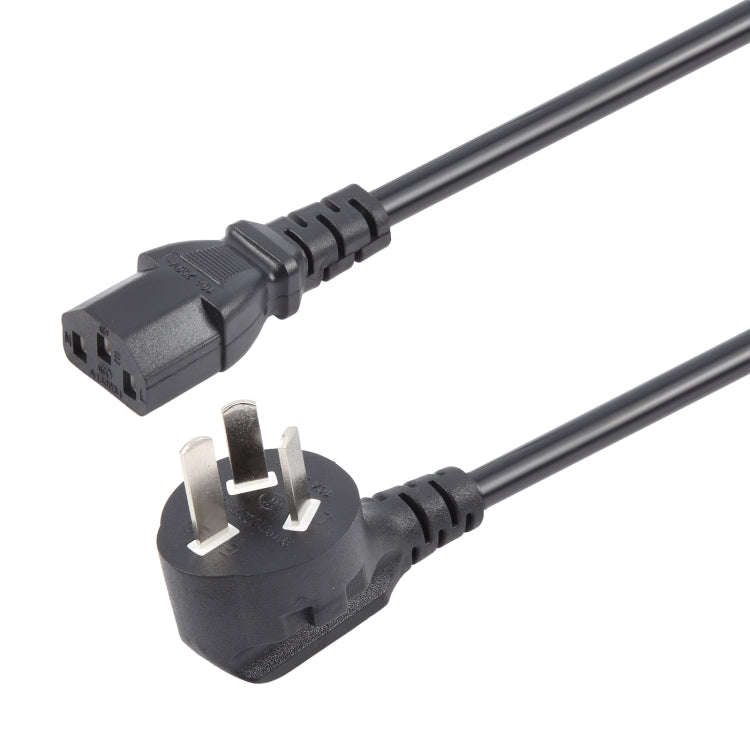 Computer PC Power Cord 3 Pin Cable, Length: 1.8m, AU Plug(Black)