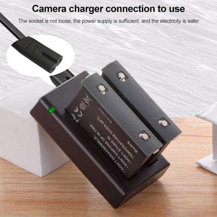 2 Prong Style Small UK Notebook Power Cord, Length: 1.2M(Black)