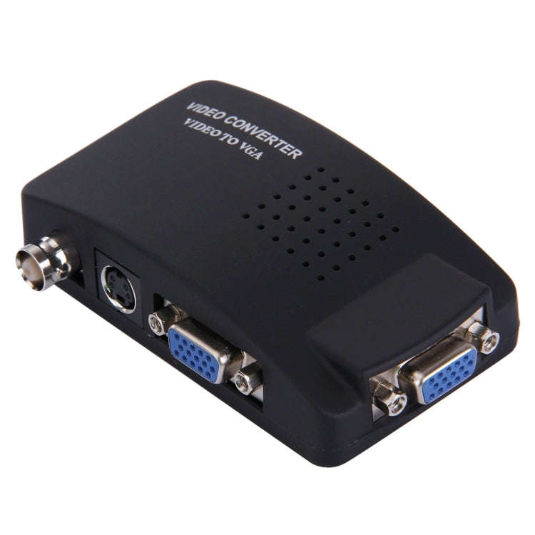 BNC / S-Video to VGA Video Converter(US Plug)