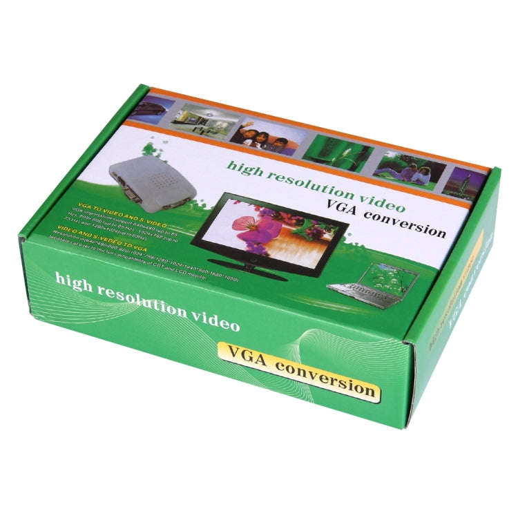 BNC / S-Video to VGA Video Converter(UK Plug)