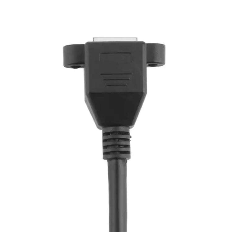 RJ45 Female to Male Cat Network Extension Cable, Length: 1.5m(Black)