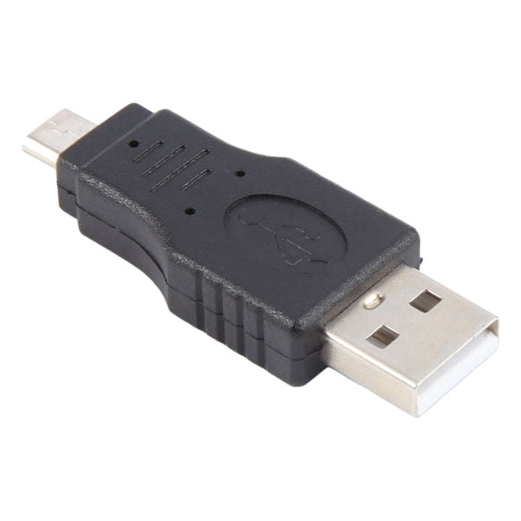 USB A Male to Micro USB 5 Pin Male Adapter(Black)