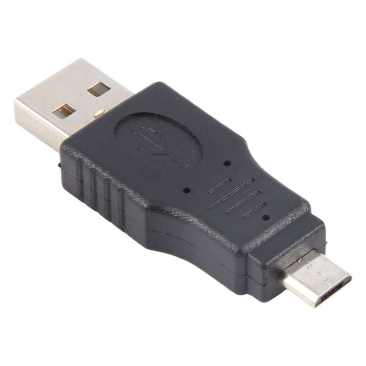 USB A Male to Micro USB 5 Pin Male Adapter(Black)