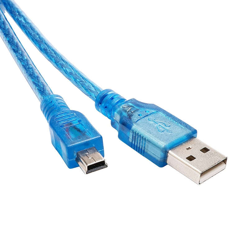 USB 2.0 AM to Mini USB Male Adapter Cable , Length: 30cm (Blue)