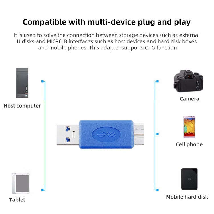 USB 3.0 AM to Micro-USB Adapter