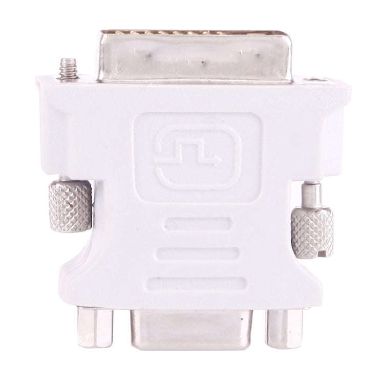 DVI-I Male Dual-Link 24 + 5 to 15 Pin VGA Female Video Monitor Adapter Converter(Grey)