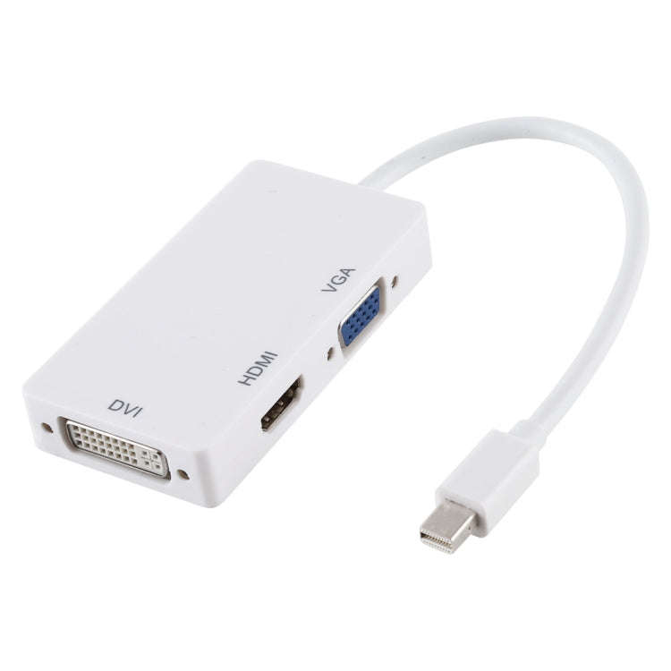 3 in 1 Mini DisplayPort Male to HDMI + VGA + DVI Female Adapter Converter for Mac Book Pro Air, C...