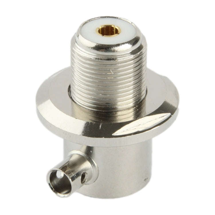UHF Female Elbow Adapter Connected RG58 RG142 LMR195 Cable(Silver)