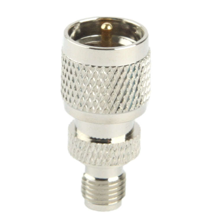 Coaxial SMA Female to Mini UHF Male Adapter(Silver)