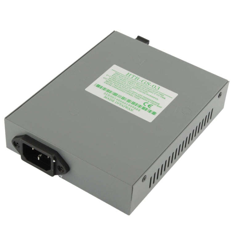 10/100/1000M Single mode Gigabit Adaptive Optical Transceiver (HTB-GS-03)