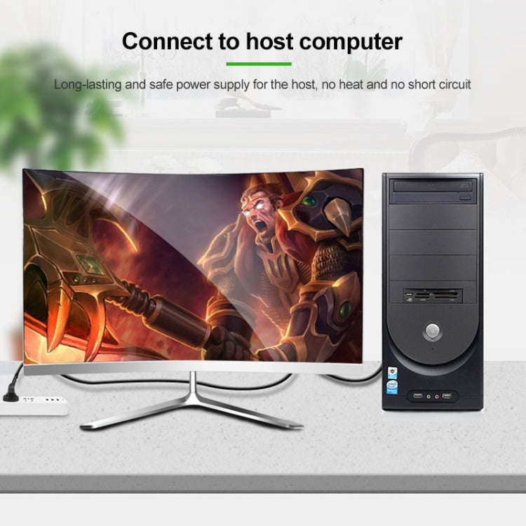 High Quality 3 Prong Style US Notebook AC Power Cord, Length: 1.8m