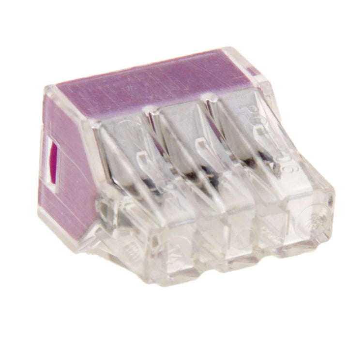 10 PCS 6 Pin Junction Box Push-in Wire Connector for Sectional Area 1-2.5 Square Millimeter Hard ...