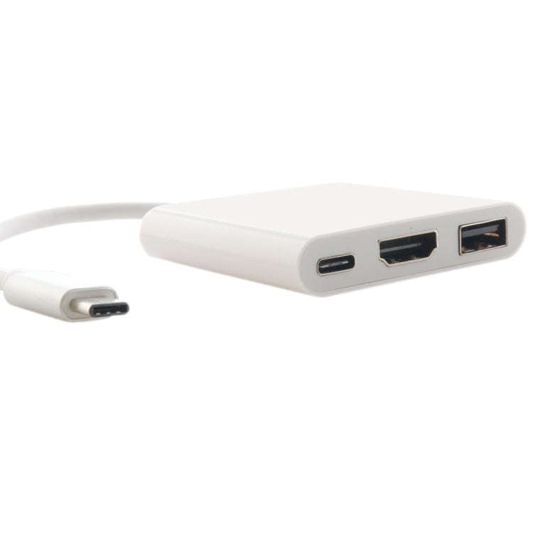 3 in 1 USB Type C to HDMI Adapter Cable, For MacBook 12 inch 2015 Version, Google Chromebook Pixe...