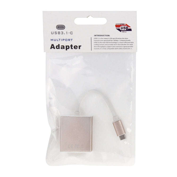 10cm USB-C / Type-C 3.1 to HDMI Adapter Cable, For Galaxy S8 & S8 + / LG G6 / Huawei P10 & P10 Pl...
