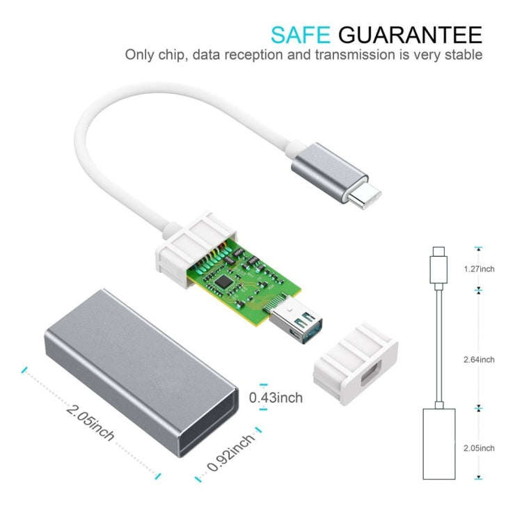 10cm USB-C / Type-C 3.1  to Mini Display Adapter Cable, For MacBook 12 inch, Chromebook Pixel 201...