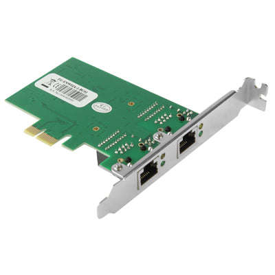 PCI-Express Dual Gigabit Ethernet Controller Card Adapter 2 Port RJ45 10/100/1000 BASE-T (IO-PCE8...