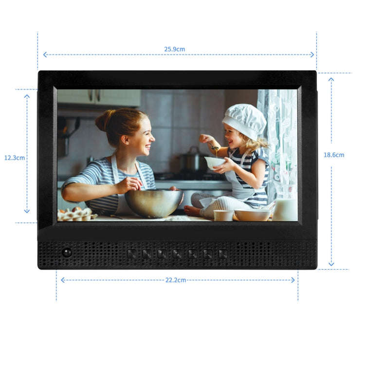 10.1 inch LED Display Multi-media Music & Movie Player Digital Photo Frame with Remote Control, A...