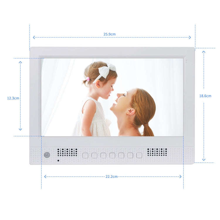 10.1 inch LED Display Multi-media Music & Movie Player Digital Photo Frame with Remote Control, A...