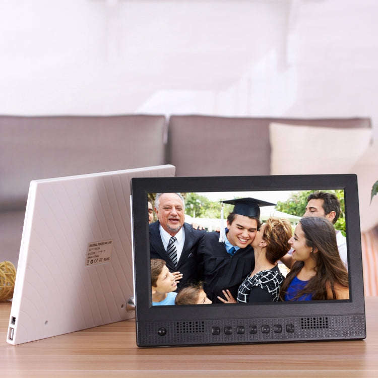 10.1 inch LED Display Multi-media Music & Movie Player Digital Photo Frame with Remote Control, A...