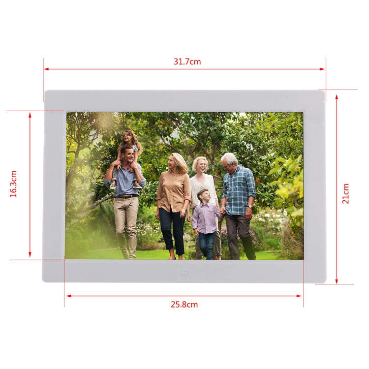 12.1 inch Digital Photo Frame with Holder & Remote Control, Allwinner F16 Program, Support SD /  ...