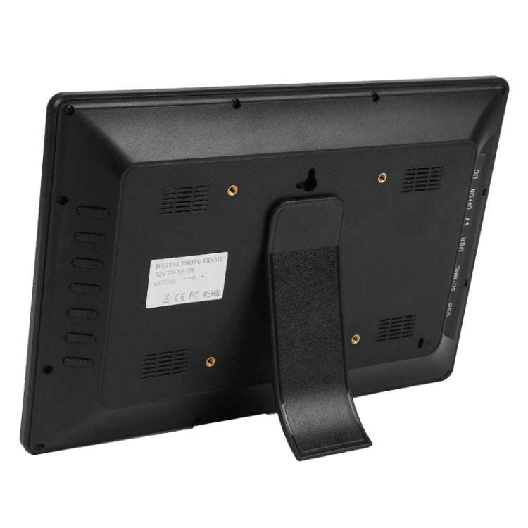 12 inch LED Display Multi-media Digital Photo Frame with Holder & Music & Movie Player, Support U...