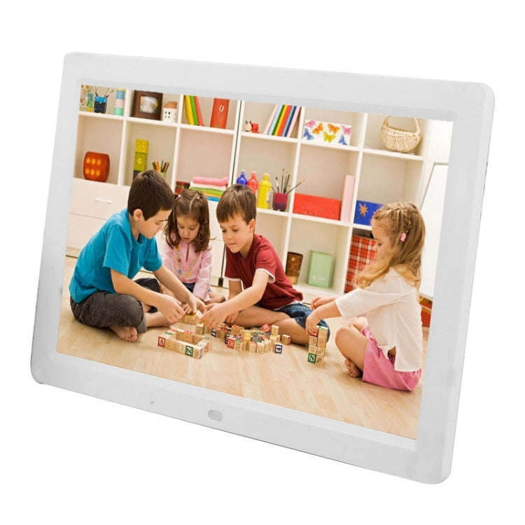 12 inch LED Display Multi-media Digital Photo Frame with Holder & Music & Movie Player, Support U...