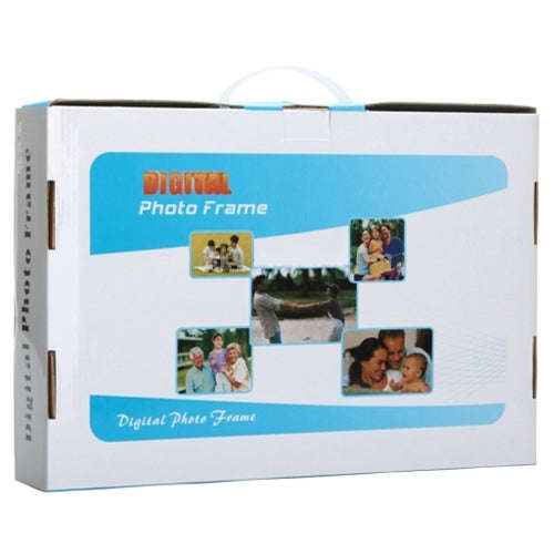 14 inch LED Display Multi-media Digital Photo Frame with Holder & Music & Movie Player, Support U...