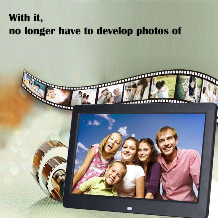 10.1 inch HD Wide Screen Digital Photo Frame with Holder & Remote Control, Allwinner E200, Alarm ...