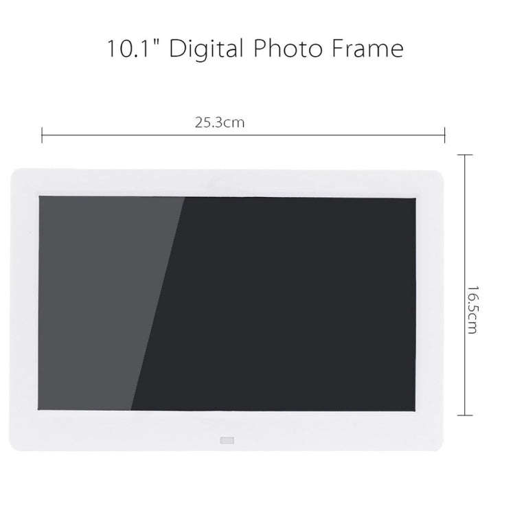 10.1 inch HD Wide Screen Digital Photo Frame with Holder & Remote Control, Allwinner E200, Alarm ...