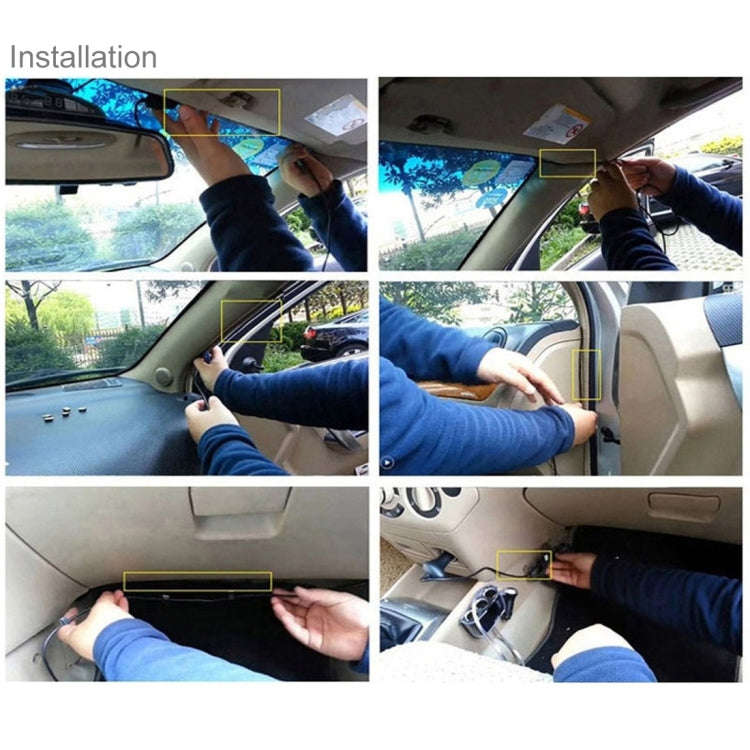 G832 HD 1080P 4.3 inch Screen Display Rearview Mirror Vehicle DVR, Novatek 96223 Programs, 170 De...