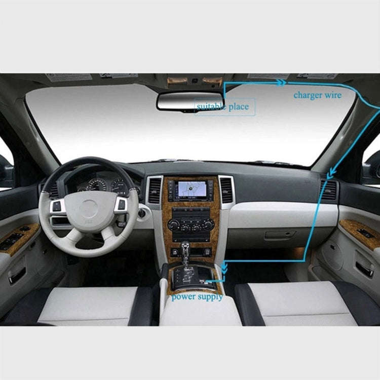 G832 HD 1080P 4.3 inch Screen Display Rearview Mirror Vehicle DVR, Novatek 96223 Programs, 170 De...