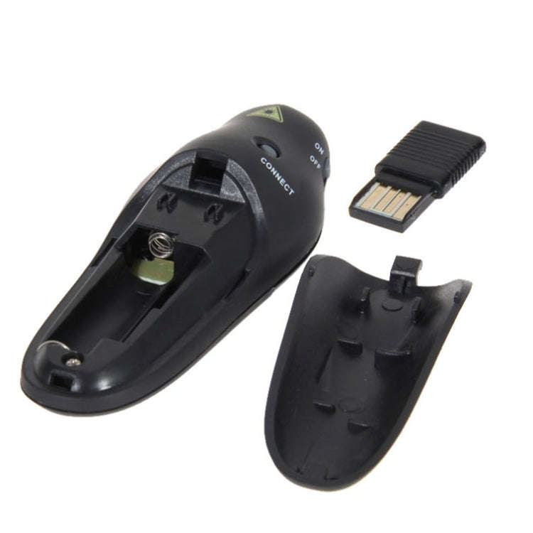 Multimedia Presenter with Laser Pointer & USB Receiver for Projector / PC / Laptop, Control Dista...