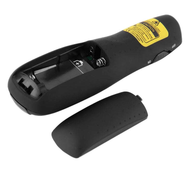 Multimedia Presenter with Laser Pointer & USB Receiver for Projector / PC / Laptop, Control Dista...