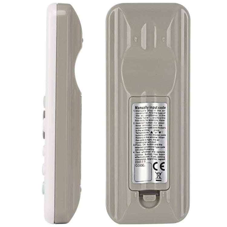 Chunghop K-1028E 1000 in 1 Universal A/C Remote Controller with Flashlight(White)