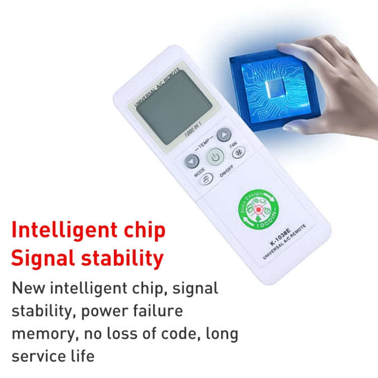 Chunghop Universal A/C Remote Control (K-1038E)