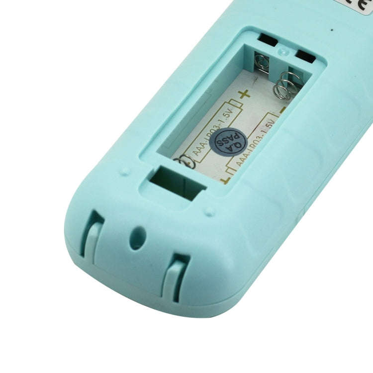 K-209ES Universal Air Conditioner Remote Control, Support Thermometer Function(Blue)