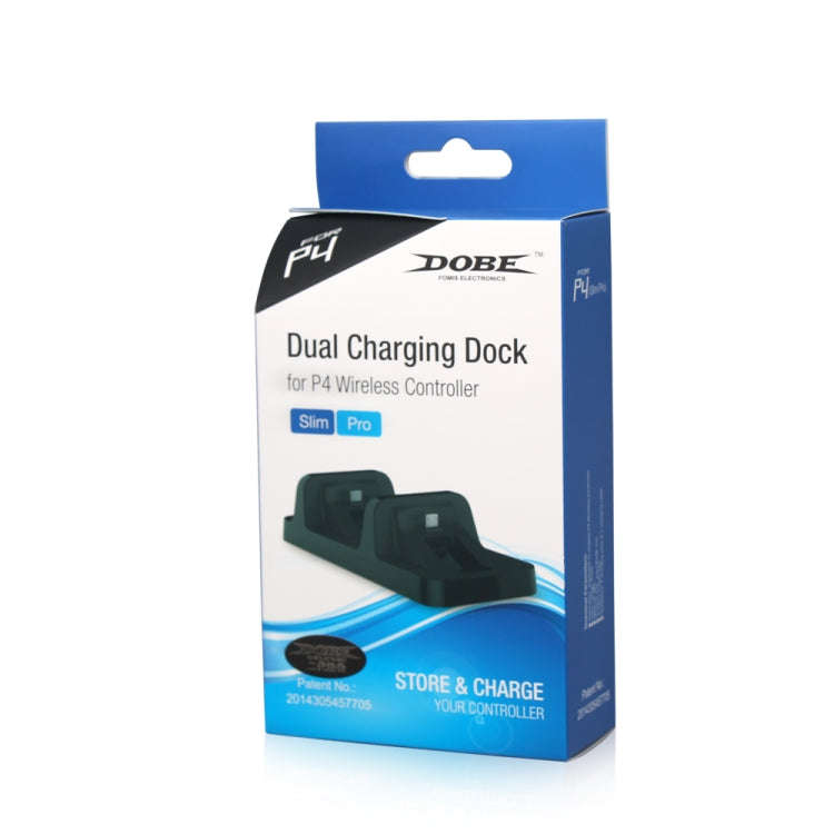 DOBE USB Dual Charger Dock Station for PS4 Wireless Controller (TP4-002)(Black)