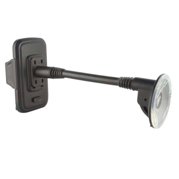 For 4.5-6.3 inch Phone Suction Cup Car Holder(Black)