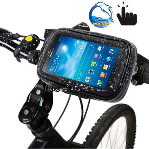 Bicycle Handlebar Mount Holder Waterproof / Sand-proof / Snow-proof / Dirt-proof Zipper Touch Bag...