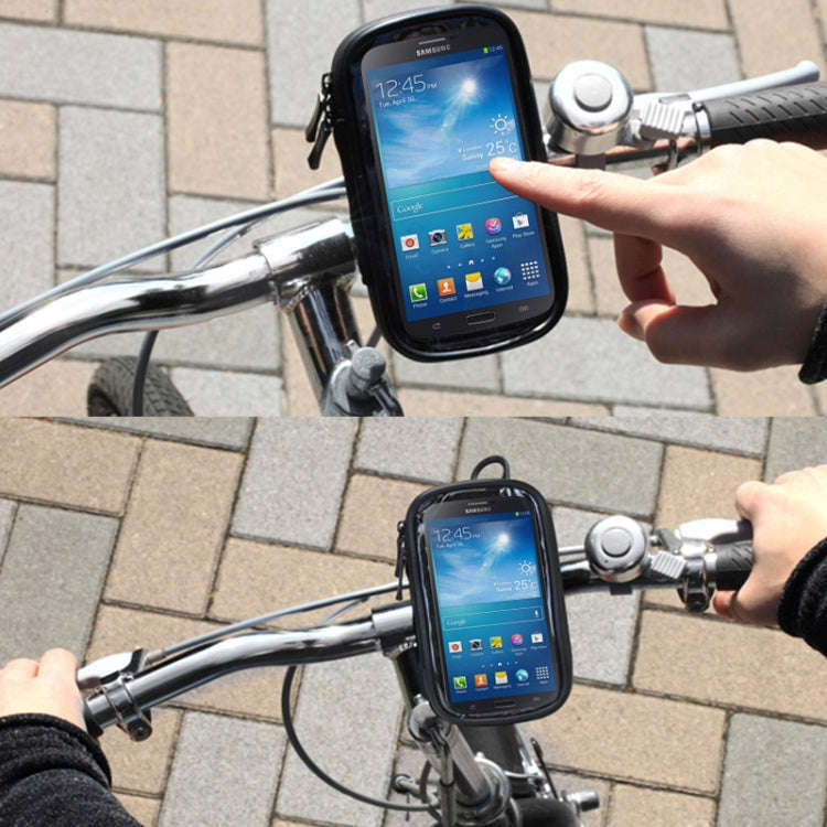 Bicycle Handlebar Mount Holder Waterproof / Sand-proof / Snow-proof / Dirt-proof Zipper Touch Bag...