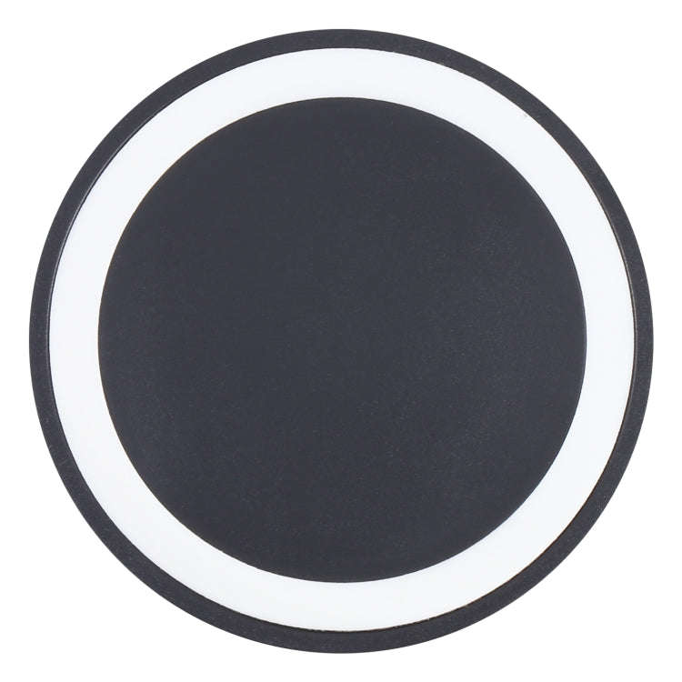 5W Universal QI Standard Round Wireless Charging Pad (Black + White)