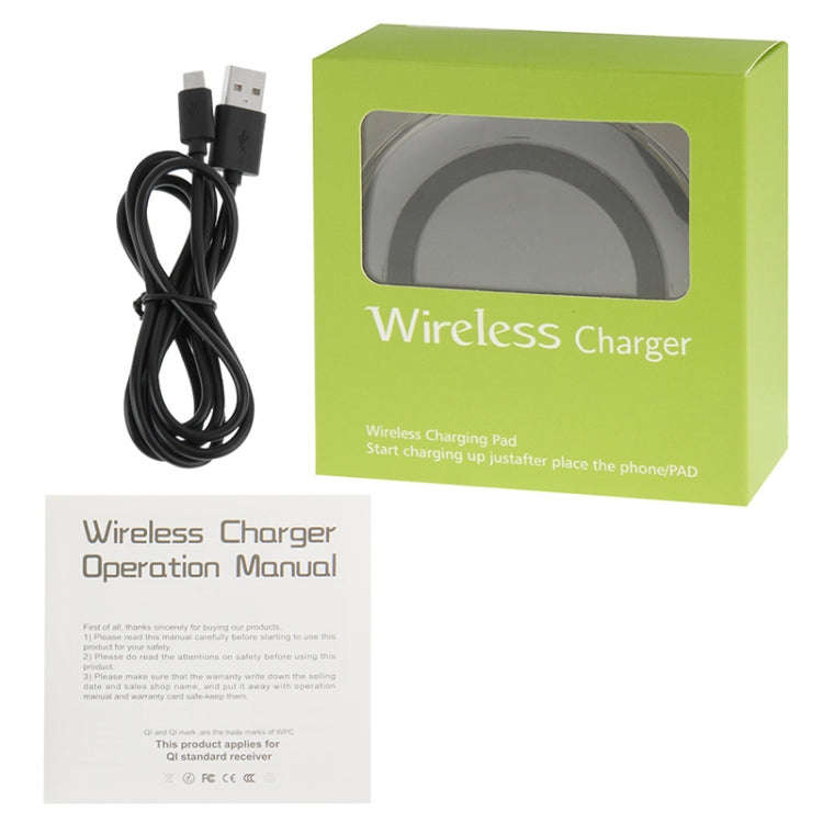 A1 Qi Standard Wireless Charging Pad(Black)